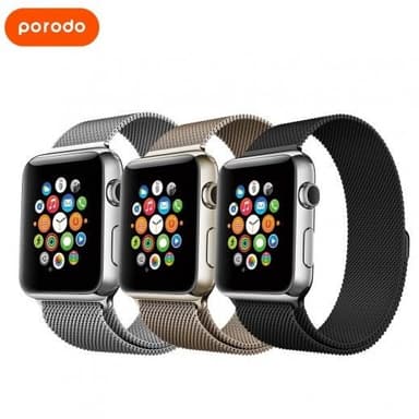Porodo iGuard Steel Mesh Watch Band For Apple Watch — 1