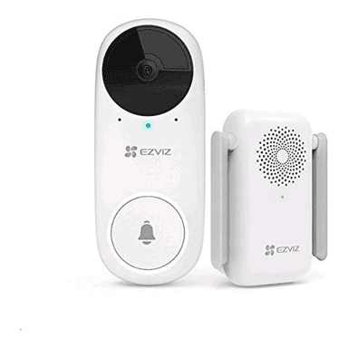 EZVIZ DB2C Doorbell - Wire-Free 1080P Smart Video Doorbell Security — 1