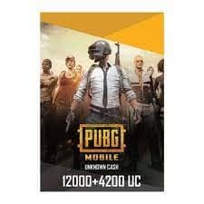Pubg 12000 +4200 UC Retail Gift Card — 1