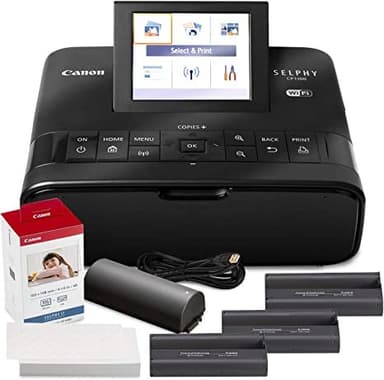 Canon Selphy CP1300 Printer With Ink (Paper Sheets+ Ink Pack) Free — 1