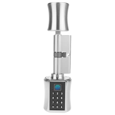 Smart Lock Cylinder Fingerprint/ Keypad, Suitable for Most EU Door locks, USB Port, DIY Fast, Water Proof — 1