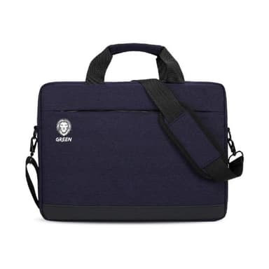 Green Pulito Shockproof Laptop Bag 15.6 Black — 1
