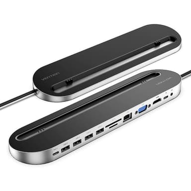 Vention 12-in-1 USB-C Docking Station with HDMI, PD & Multiport Hub — 1