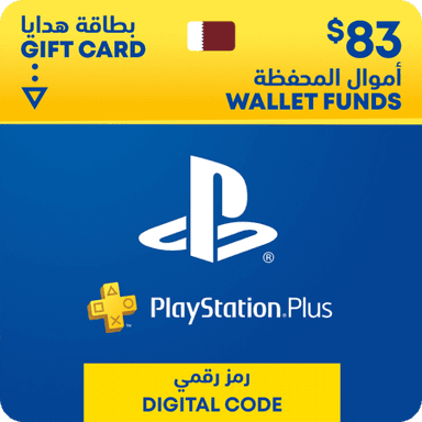 PlayStation Qatar Wallet Topup USD 83 Gift Card — 1