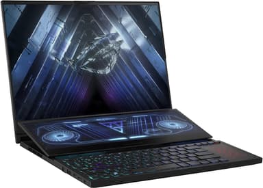 ASUS ROG ZEPHYRUS DUO 16 GX650RX-LO192W | AMD Ryzen R9 6900HX 3.30Ghz, 32GB RAM, 2TB SSD, 16GB NVIDIA GeForce RTX 3080TI 16" WQXGA 165Hz Display Wireless Bluetooth Windows 11 Home English-Arabic Keyboard — 1