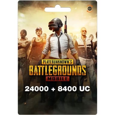 Pubg Pin 24000 +8400 UC Retail Gift Card — 1
