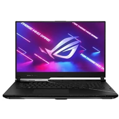 ASUS ROG STRIX SCAR 17 G733CX-KH007W | Intel Core i9 12950HX 1.80Ghz 32GB RAM 1TB SSD 17.3" FHD 360Hz 16GB NVIDIA RTX 3080TI Wireless Bluetooth Windows 11 Home English-Arb Keyboard Black Color ASUS Backpack & USB Webcam — 1