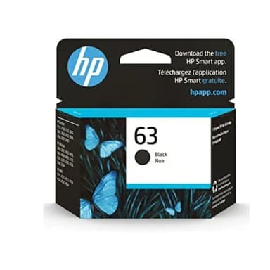 HP 63 Black Ink Cartridge — 1