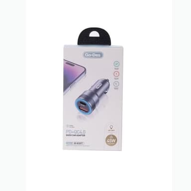 Go Des GD-QC2017 45W PD+QC 4.0 Quick Car Adapter — 1