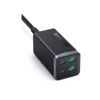 Ravpower PD Pioneer 65W GaN 4 Ports Desktop Charger — 1