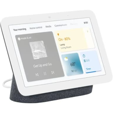 Google Nest Hub 2nd Gen Smart Display, Google Assistant Built-In, 7" WSVGA Touchscreen, Wi-Fi & Bluetooth Connectivity — 1