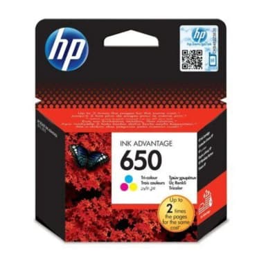 HP 650 Tri Color Ink Cartridge — 1