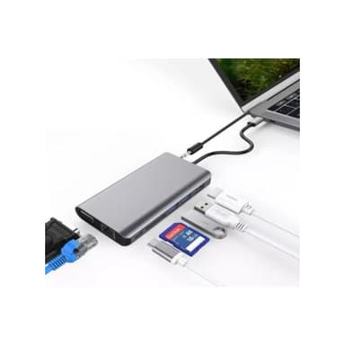 GO DES GD-8792 9 in 1 USB C HUB Adapter — 1