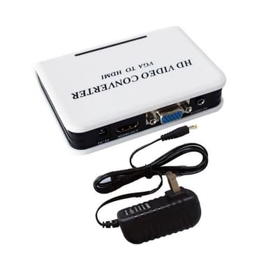 Haysenser 1080p VGA To HDMI HD HDTV Audio Video Converter, Box Adapter — 1