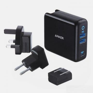 Anker Power Port III  3 Port 65W Power Charger A2033H11 — 1