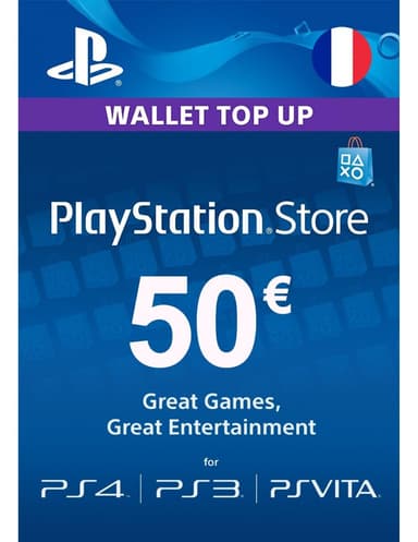 PlayStation PSN France EU 50 Gift Card — 1