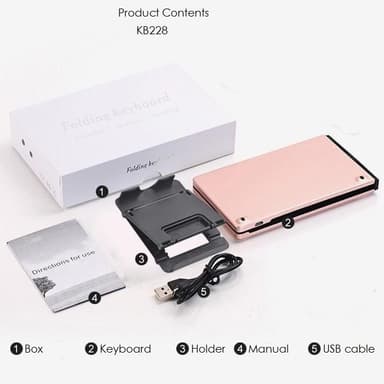 KB228 Pocket Folding Mini Keyboard — 1