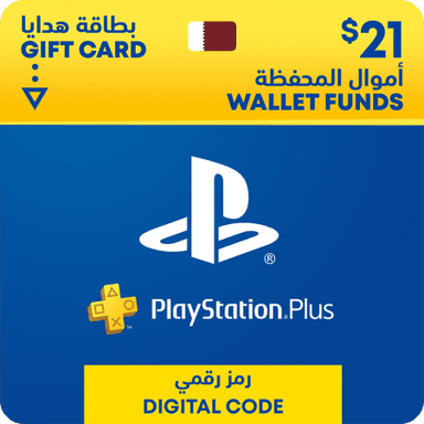 PlayStation Qatar Wallet Topup USD 21 Gift Card — 1