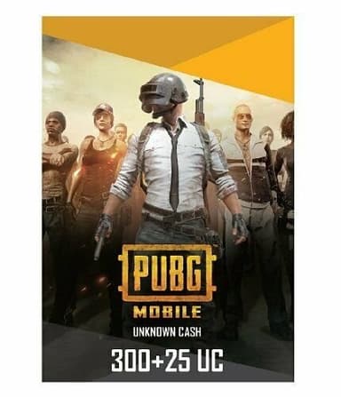Pubg Pin 300+25 UC Retail Gift Card — 1
