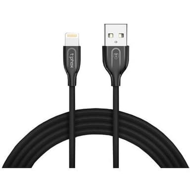 T PHOX USB Cable to Lightning Mini 1.2m Black T-L807 Black — 1