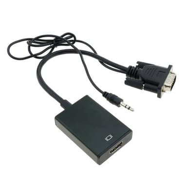 VGA to HDMI Converter with Audio 1080P - Full HD Display Adapter — 1