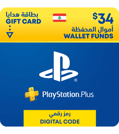 PlayStation Lebanon Wallet Topup USD 34 Gift Card — 1
