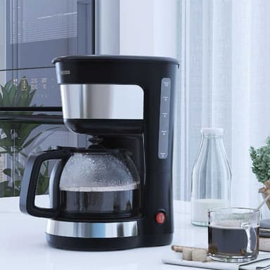 Lepresso  Drip Coffee Maker With Glass Carafe Black — 1