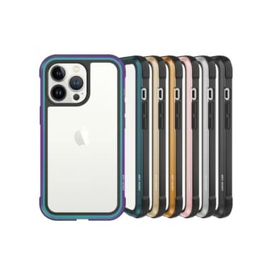 Green Hibrido Shield Case With Protective Aluminium Bumper 6.7" — 1