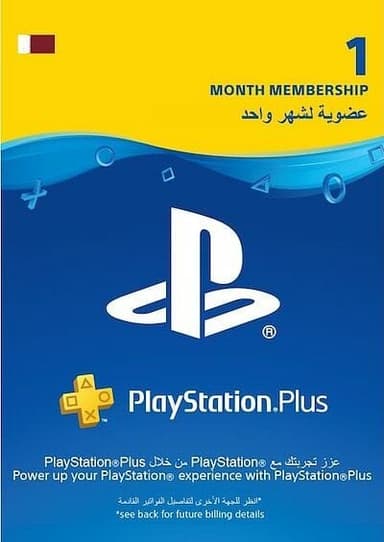 PlayStation Qatar 1Month Gift Card — 1