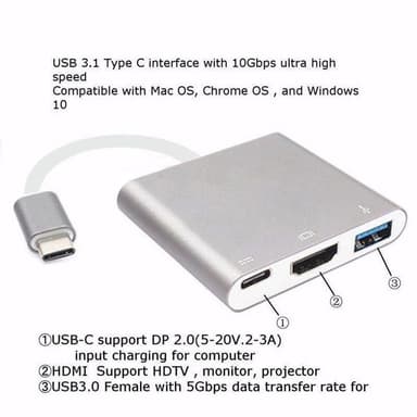 High Speed Type C To HDMI USB C Type — 1