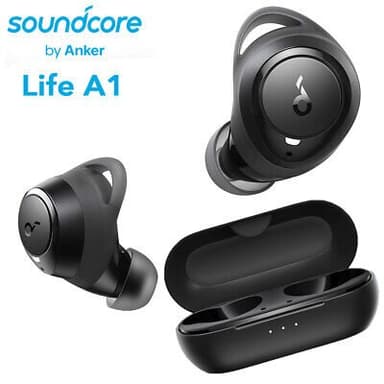 Anker Soundcore  Life A1 True Wireless Earbuds, 35H Playtime, Wireless Charging, USB-C Fast Charge, IPX7 Waterproof — 1