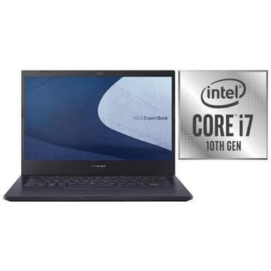 Asus P2451FB-EK0053R Intel Core i7 10510U 1.80Ghz 16GB RAM 512GB SDD 14" FHD Screen 2GB NVIDIA Graphics Bluetooth Camera Finger Print Windows 10 Pro English Arabic Keyboard Black — 1