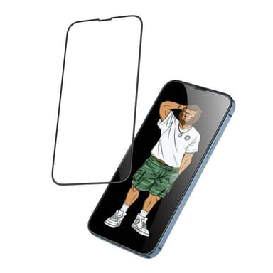 Green iPhone 13 6.7" Silicone+Edge Glass — 1