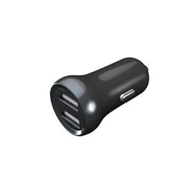Porodo Dual Port Mini Car Charger 2.4 A - Black — 1
