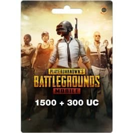 Pubg Pin 1500+300 UC Retail Gift Card — 1