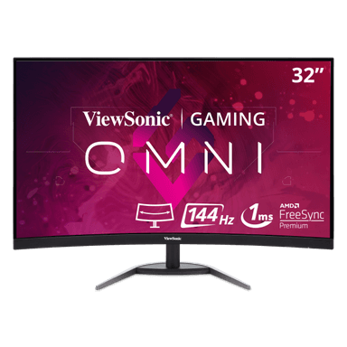 ViewSonic VX3268-2KPC-MHD 32 Inch OMNI Curved  Gaming Monitor — 1