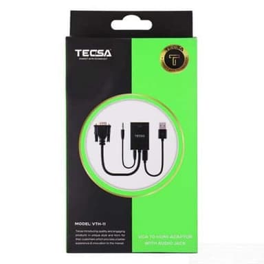 TECSA VTH-11 VGA to HDMI Adaptor with Audio Jack — 1