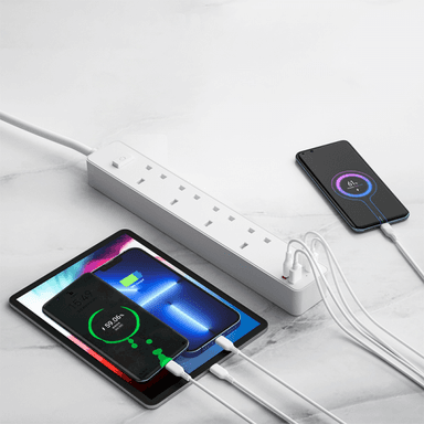 WIWU PD20W Power Strip – USB-C + 3 USB-A Fast Charging Ports — 1