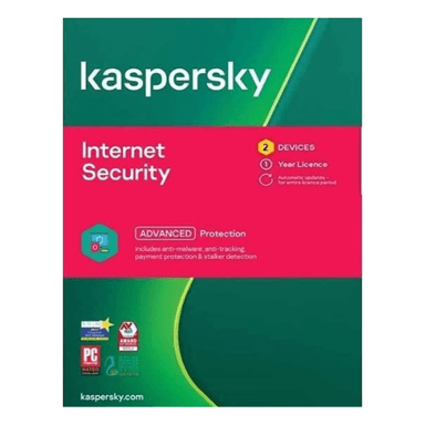 Kaspersky Internet Security  2 Users (1 Year) Digital Download KL1939IBBFS-20 — 1
