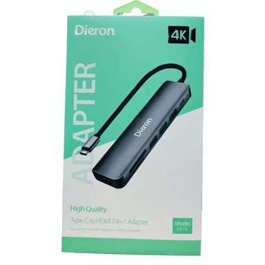 Dieron High Quality Type C To HDMI 7 IN 1 Adapter — 1
