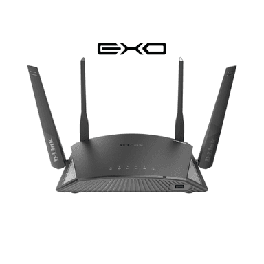 D Link Exo Ac 2600 Mesh WIFI Router Dual Core Processor McAfee Protected Voice Control  Auto Update Works — 1