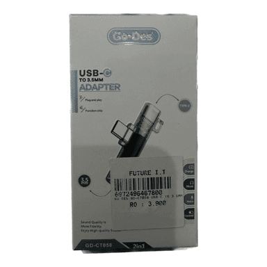 Go Des GD-CT058 USB C To 3.5 mm Adapter — 1