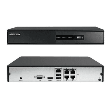 HIKVISION 7104 NI QI-4P M UPTO 4MP 4 Channel POE NVR — 1