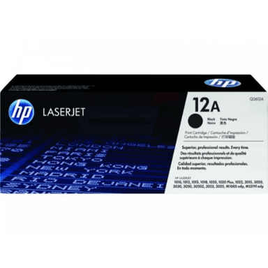 HP 12A Black LaserJet Toner Cartridge | Q2612A — 1