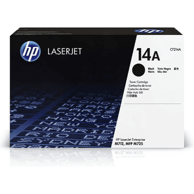 HP 14A Black LaserJet Toner Cartridge | CF214A — 1
