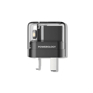 Powerology Crystalline Series Dual PD Gan Charger With Folding Plugs PWCUQCO20 — 1