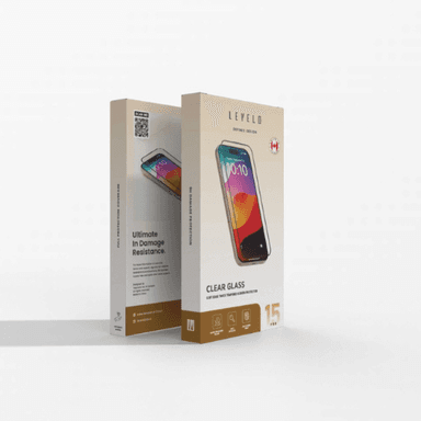 Levelo Full Screen Soft edge Twice-Tempered Glass For iPhone 15 Pro - Black — 1