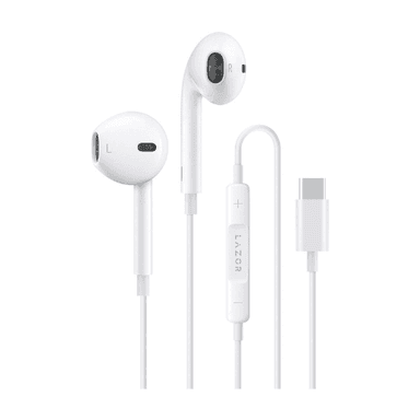 Powerology Type-C Connector Stereo Earphone 1.2M 4Ft , HD Sound — 1