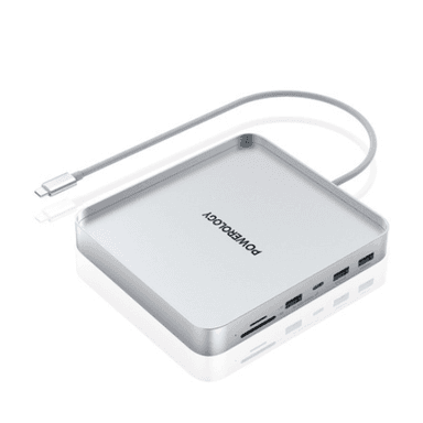 Powerology USB-C Hub Pro for iMac with SSD Enclosure - High-Speed Expansion — 1