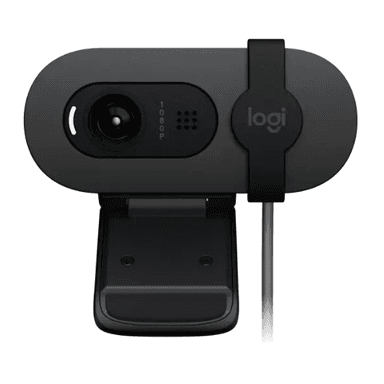LOGITECH Brio 100 Full HD Webcam - GRAPHITE - USB — 1